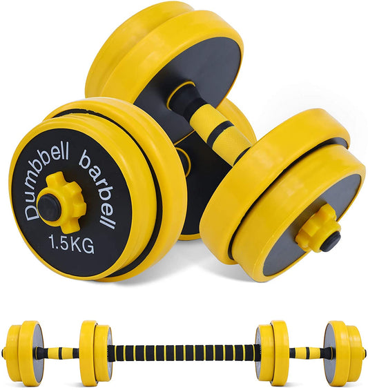 Professional Weights Set: 3-in-1 Adjustable Dumbbells, Kettlebells, and Barbell Weight Set (20-40-50-70LB) with Non-Slip Design for Versatile Use